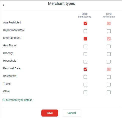 merchant types