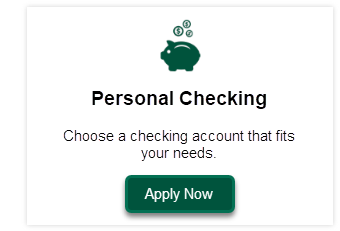 Personal checking choices